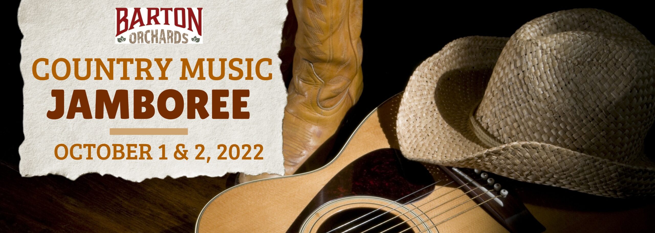 Country Music Jamboree Oct 1-2 at Barton Orchards